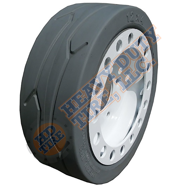 12 x 4 (2.00 x 8) Traxter Solid Grey Non-Marking (With Brake - Free)