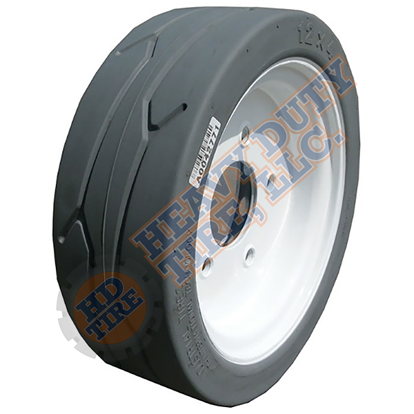 12 x 4 (2.00 x 8) Traxter Solid Grey Non-Marking (No Brake Integrated Small Hole)